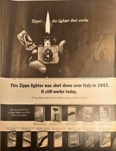 Zippo lighter Italy WWII 1943 shot down still works today-1964 Vintage P... - $182.85 MXN