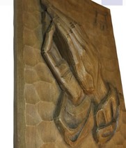 Hand Carved Wood Albrecht DURER Prayer Hands Oberammergauer Schnitzarbeit - £24.19 GBP