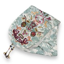 Pier 1 Imports Embellished Embroidered Floral Bird Cage Design Table Runner 69” - £31.26 GBP