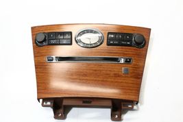 2006-2007 INFINITI M35 M45 CENTER DASH RADIO CONTROL CLOCK WOOD TRIM BEZEL P1885 image 2
