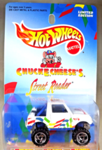 1997 Hot Wheels Limited Edition Chuck E. Cheese&#39;s STREET ROADER White w/SB Spoke - £14.47 GBP