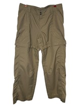 Nike ACG Women&#39;s Pants Convertible Front Pocket Zip Off Hiking Outdoor Size 8 - £16.57 GBP