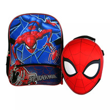 Kids Spiderman 2 Piece 16&quot; Backpack with Removable Lunch Bag Set Spider-... - $29.99