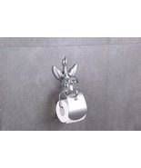 Chrome  Color bathroom brass LUXURY Swan Toilet Paper Holder with Crystal - $89.09