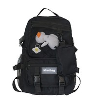 Woman Backpack Waterproof Nylon Mochila For Teenage Girls High Capacity Laptop R - £41.95 GBP