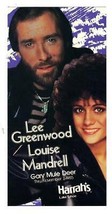 Lee Greenwood &amp; Louise Mandrell at Harrah&#39;s Lake Tahoe Nevada Postcard 1... - $11.00