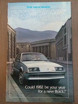 1982 The New Buick Skyhawk Dealer Brochure - £7.79 GBP