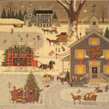 &quot; Cape COD Noël &quot; Par Charles Wysocki Signée Lithographie 15 1/2 X15 1/2 - $545.75