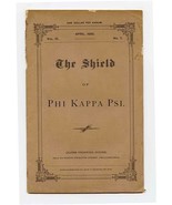 The Shield of Phi Kappa Psi 1882 Vol III No 7 Bailey Banks &amp; Biddle Ad - £57.99 GBP