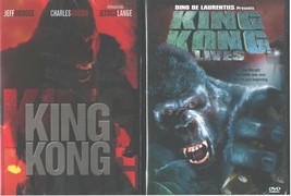 King Kong 1-2(Lives)Jeff Bridges-Jessica Lange-Linda Hamilton 1970s Rare New Dvd - £52.29 GBP