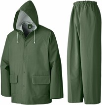 Pioneer V3010140-M Trail Pak Hooded Jacket with Waist Pant, Green-Medium - £23.10 GBP