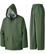 Pioneer V3010140-M Trail Pak Hooded Jacket with Waist Pant, Green-Medium - $29.00