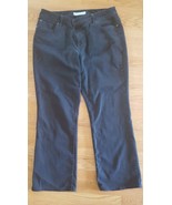 Chico&#39;s Platinum Denim Women&#39;s Size 2 Short Black Jeans Pants - $14.80