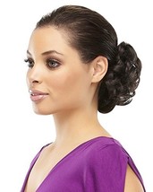 Funbun Curly Synthetic Hair Wrap Elastic Band Women&#39;s Hairpiece Chignon Ponytail - £15.66 GBP