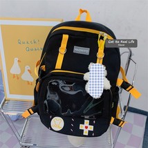 Ii school backpack for girls laptop 14 inches cute ita bag backpack for 20cm doll black thumb200