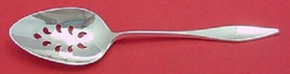 Lark by Reed &amp; Barton Sterling Silver Serving Spoon Pierced 9-Hole Custom 8 3/8&quot; - £101.78 GBP