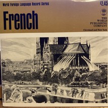 Vtg World Foreign Language Series &amp; Book French 5 records 7&quot; 33rpm PET R... - £3.54 GBP