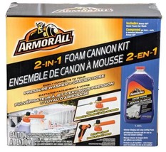 Armor All 2-in-1 Foam Cannon Kit With Snow Foam Car Wash New In Box - £42.42 GBP