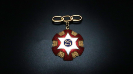 Vintage Enamel 25 Star Illinois A-2876 Pin 4.9cm BB7 - $19.80