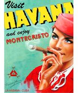 2363.Cuban cigar pre-Castro Poster.Room Home Interior art design - $16.20+