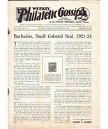Weekly Philatelic Gossip October 13, 1934 Stamp Collecting Magazine - £3.88 GBP