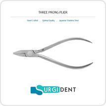 THREE PRONG PLIERS ADERER WIRE BENDING ORTHODONTIC DENTAL INSTRUMENTS - £7.58 GBP