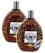 2 Pack Sexy &amp; I Glow It Tanning Lotion  with 400X Bronzer by Tan Asz U - $81.68 CAD