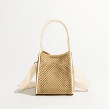Plaited Eco Friendly Straw Bags For Women Hollow Out Handwoven Summer Beach Tote - £40.11 GBP