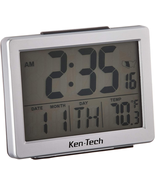 Ken-Tech T-4652 Atomic Radio Controlled LCD a Larm Clock, 1.5-Inch, Blac... - $50.03 CAD