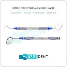 PROBE &amp; MIRROR HANDLE DENTAL DIAGNOSTICS EXPLORERS INSTRUMENTS *SET OF 2* - £16.43 GBP