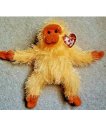 TY Monkey Punkies TRAPEZE Collection 10&quot;  MWMT&#39;s Stuffed Toy Animal Orange  - £11.68 GBP