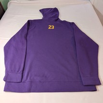 Under Armour Loose Men's Purple Cotton Blend Pullover Hoodie Sweatshirt Size XL image 2