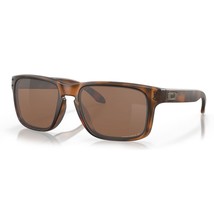 Oakley Holbrook Polarized Sunglasses OO9102-B9 Matte Tortoise W/ Prizm Tungsten - £93.41 GBP
