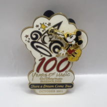 Walt Disney World Passholder Exclusive Pin &quot;100 Years of Magic&quot; - £6.22 GBP