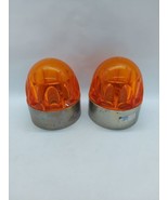 2 Pyle National PON Indicator Lighting Fixture With Orange Globe Globe+B... - $49.49