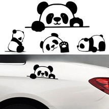 Peeking Panda Automobile Sticker Vinyl Creative Decal Cute Panda Car Accessories - £7.36 GBP