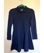 Childrens Place Girls School Uniform Dress 10 / 12 Navy Blue Long Sleeve... - £12.45 GBP