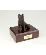 Husky, Bronze Stand Pet Cremation Urn Available in 3 Different Colors &amp; ... - £133.39 GBP+
