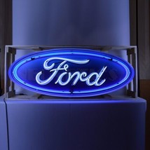 5 Foot Ford Oval Neon Sign In Steel Can Car Garage Neon Light 60&quot;x23&quot;x6&quot; - £1,078.92 GBP