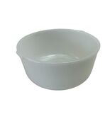 Vintage Glasbake Made for Sunbeam Mixer 19CJ Large White Milk Glass Mixi... - $32.99
