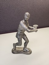 Michael Ricker 1993 Signed Pewter Figurine Tennis Player USA Numbered 33 - $23.75