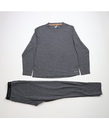 Omni Wool Mens 2 Piece Wool Blend Base Layer Outfit Set Pants Medium Top... - $81.17 CAD