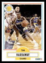 1990-91 Fleer #63 Tim Hardaway RC Golden State Warriors - £3.15 GBP