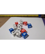 Mathematics dice set numbers add multiplication subtraction counting game - £3.90 GBP