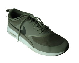 NIKE Sneakers Gray Leather &amp; Fabric Lace-Up Athletic Shoes Women&#39;s Size 8.5 - £15.48 GBP