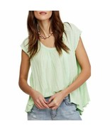 Women&#39;s Free People Keep It Casual Tee Queen Green Sz XS, Sm $58 - $29.99