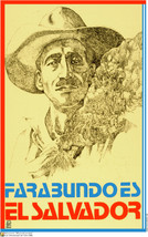 Political POSTER.Farabundo Marti Liberation Front&quot;EL SALVADOR.Cold War art.am36 - £10.45 GBP