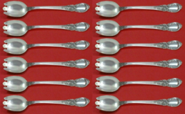 American Victorian by Lunt Sterling Silver Ice Cream Dess. Fork Custom Set 12pc - €518,86 EUR