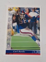 Carl Banks New York Giants 1993 Upper Deck Card #269 - £0.77 GBP