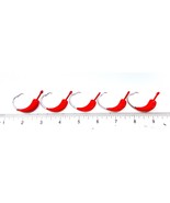 Reverse Weight Red Swim Bait Weighted Hooks 0.5 oz 7/0 Package of 5 - $11.99